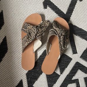 Target Cheetah flat sandals